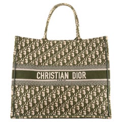 Christian Dior Book Tote Oblique Canvas Large