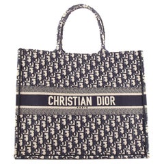 Christian Dior Book Tote Oblique Canvas Large
