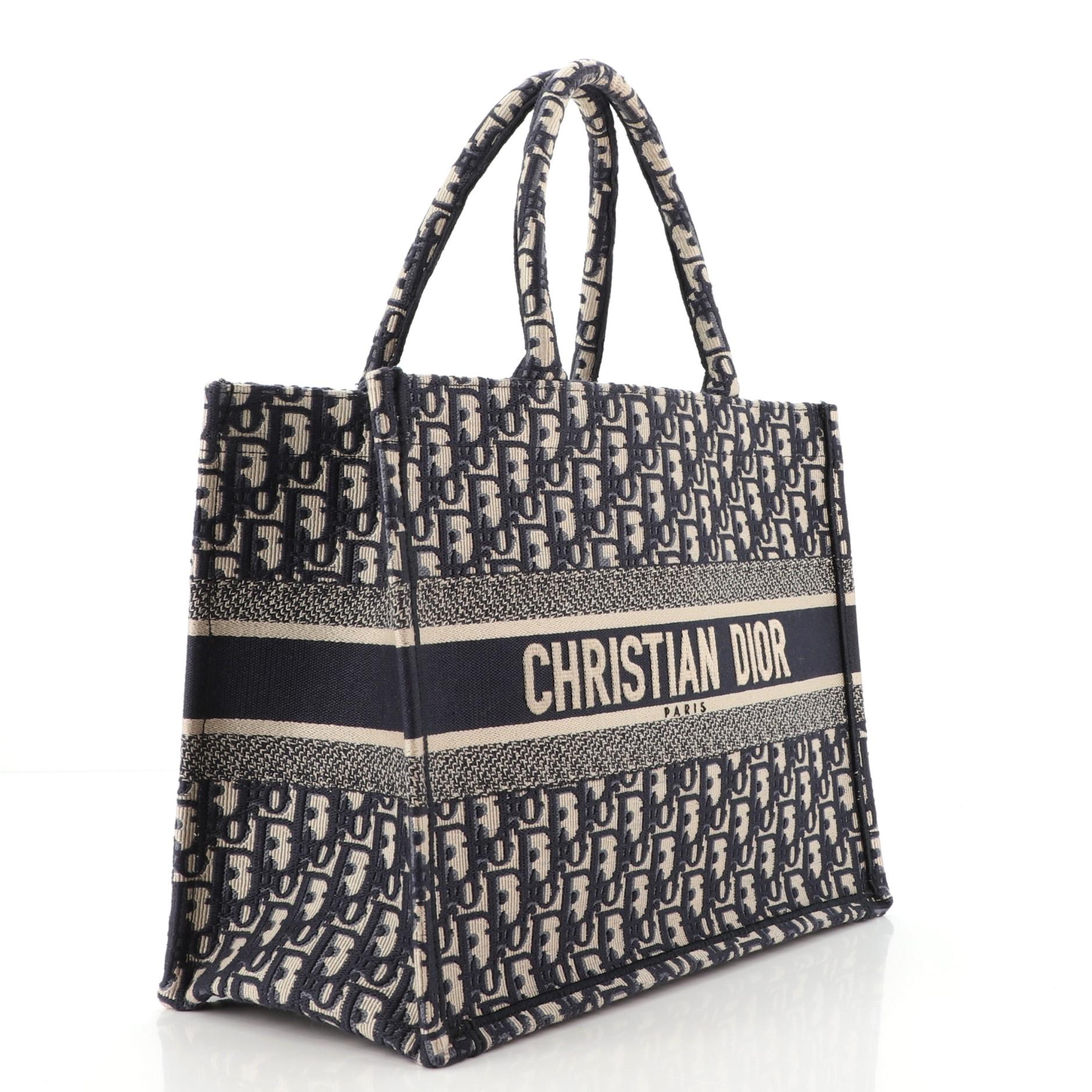 Dior book tote monogram top