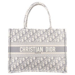 Christian Dior Book Tote Oblique Canvas Medium