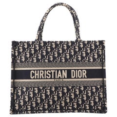 Christian Dior Book Tote Oblique Canvas Medium