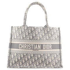 Christian Dior Book Tote Oblique Canvas Medium