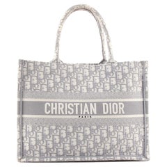 Christian Dior Buch Tragetasche aus schwerem Segeltuch Medium