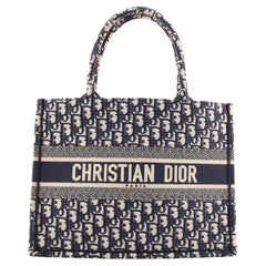 Christian Dior Book Tote Oblique Canvas Medium