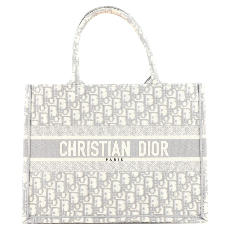 Christian Dior Book Tote Oblique Canvas Medium For Sale at 1stDibs