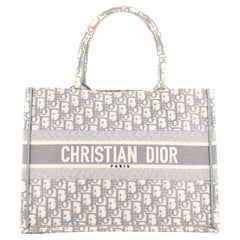 Christian Dior Book Tote Oblique Canvas Medium