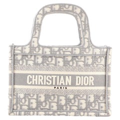 Christian Dior Book Tote Oblique Canvas Mini