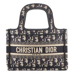 Christian Dior Book Tote Oblique Canvas Mini