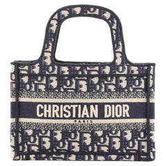 Christian Dior Book Tote Oblique Canvas Mini