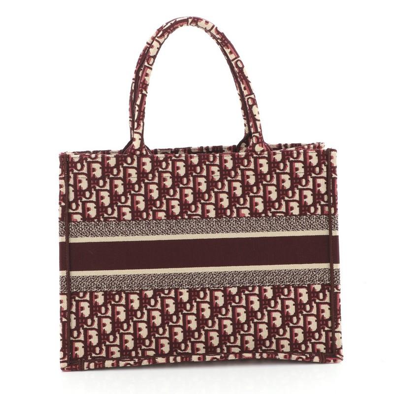 Christian Dior  Book Tote Oblique Canvas Small In Good Condition In NY, NY