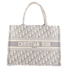 Christian Dior Book Tote Oblique Canvas Small