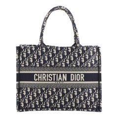 Christian Dior Book Tote Oblique Canvas Small