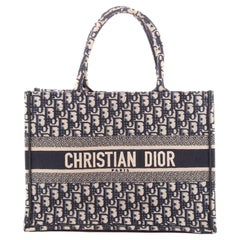 Christian Dior Book Fourre-tout Oblique Canvas Petit
