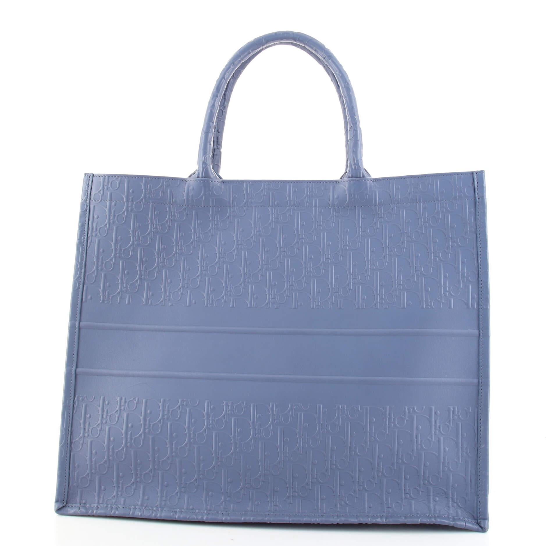 dior book tote calfskin