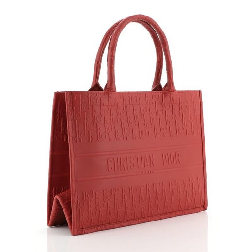 Christian Dior Book Tote Oblique Embossed Calfskin Small at 1stDibs |  christian dior bags, dior oblique embossed calfskin, dior calfskin book tote
