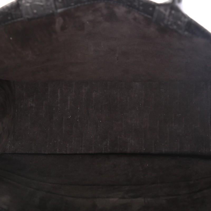 Women's or Men's Christian Dior Book Tote Oblique Embossed Leather
