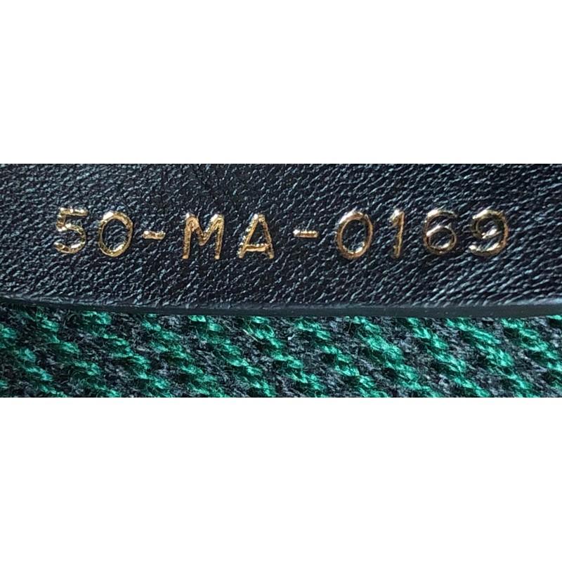 Christian Dior Book Tote Plaid Canvas Small 2