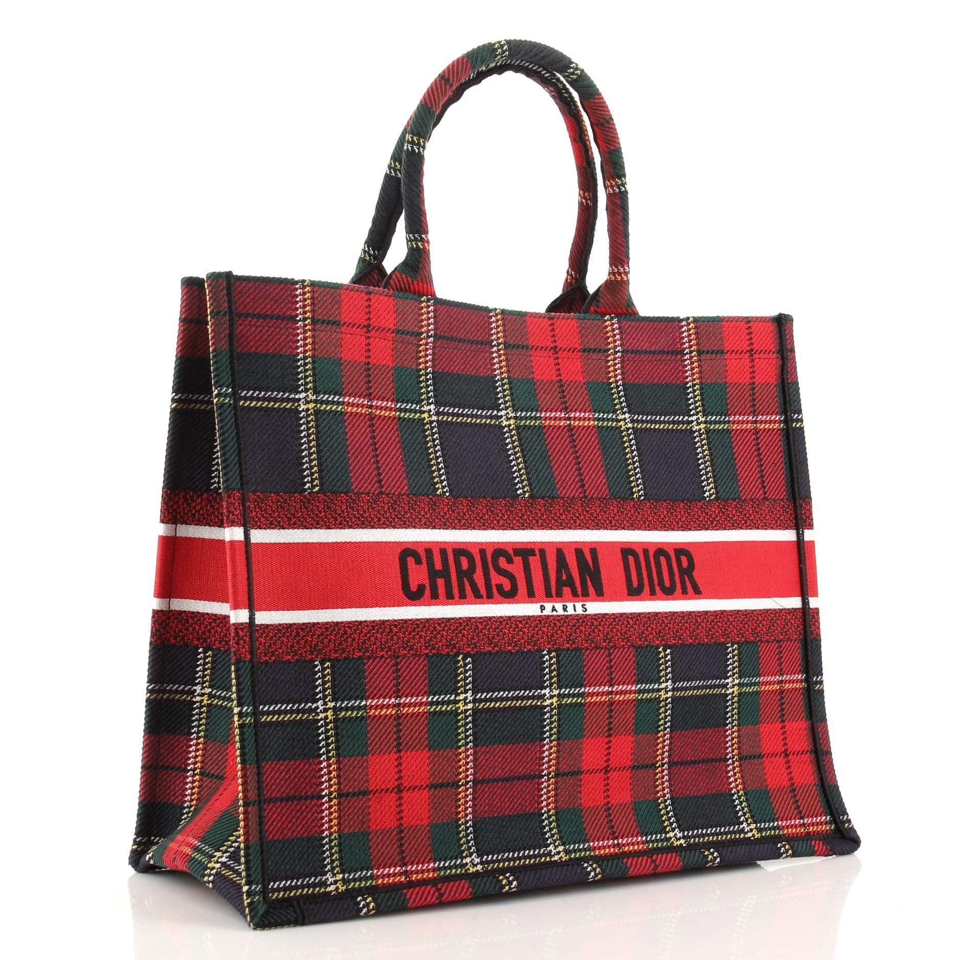 dior tartan