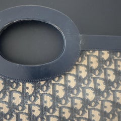 Christian Dior 90s blue monogram bag Sex and the City