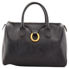 Christian Dior Boston Bag Diorissimo Canvas Medium