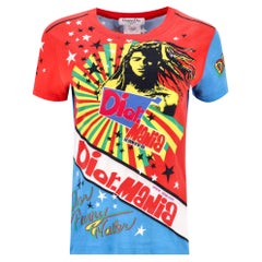 Christian Dior Boutique 'Dior Mania' Rasta Vintage T-Shirt