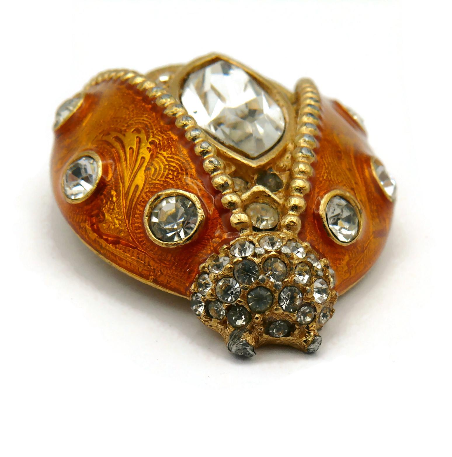 CHRISTIAN DIOR Boutique Iconic Juwelen Ladybug Clip-On Ohrringe im Angebot 7