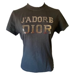Christian Dior Boutique “J’Adore Dior” Rhinestone T-Shirt – Early 2000s