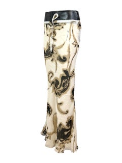 Christian Dior Boutique John Galliano Fall 2001 Maxi chiffon skirt