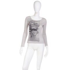 Christian Dior Boutique Paris Marie Antoinette Inspired Graphic T-Shirt 2000