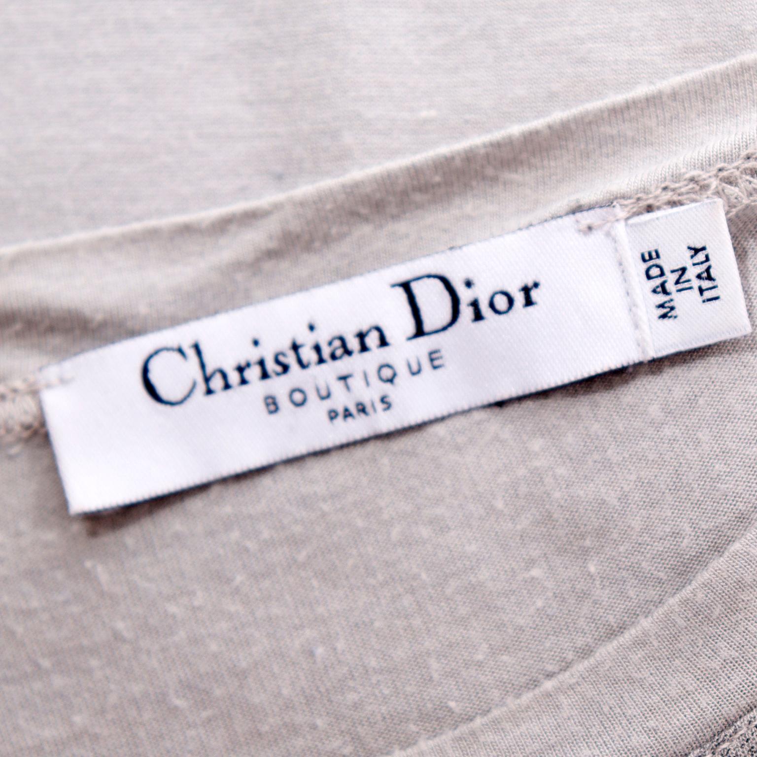 Christian Dior Boutique Paris Marie Antoinette Inspired Graphic T-Shirt 2000 1