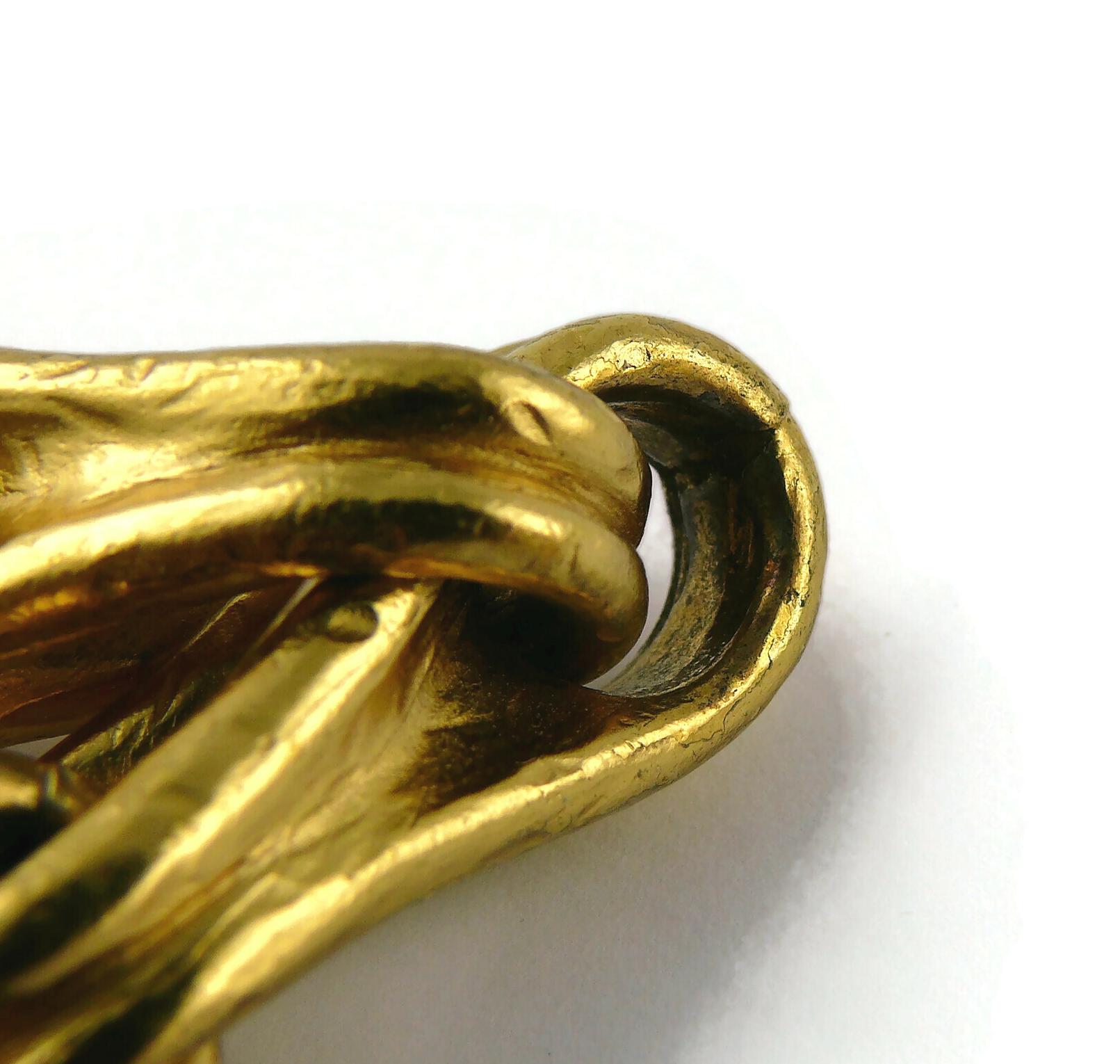 Christian Dior Boutique Vintage Gold Toned Charm Bracelet For Sale at ...