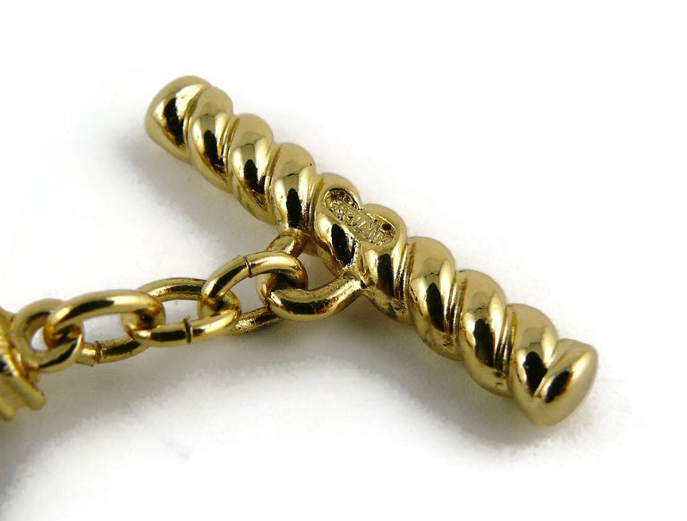 Christian Dior Boutique Vintage Iconic Jewelled Bee Bracelet at 1stDibs