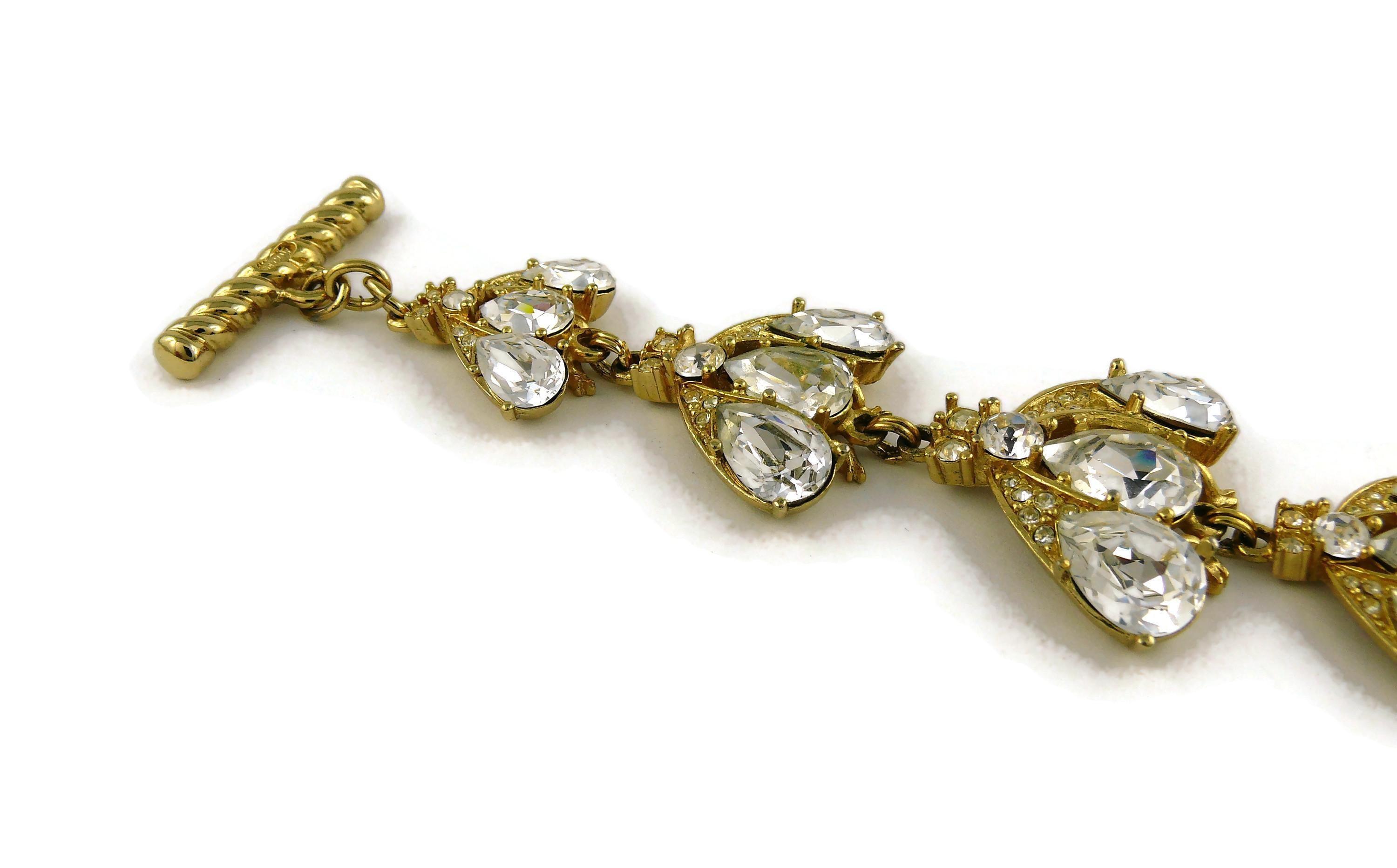Women's Christian Dior Boutique Vintage Iconic Jewelled Bee Bracelet