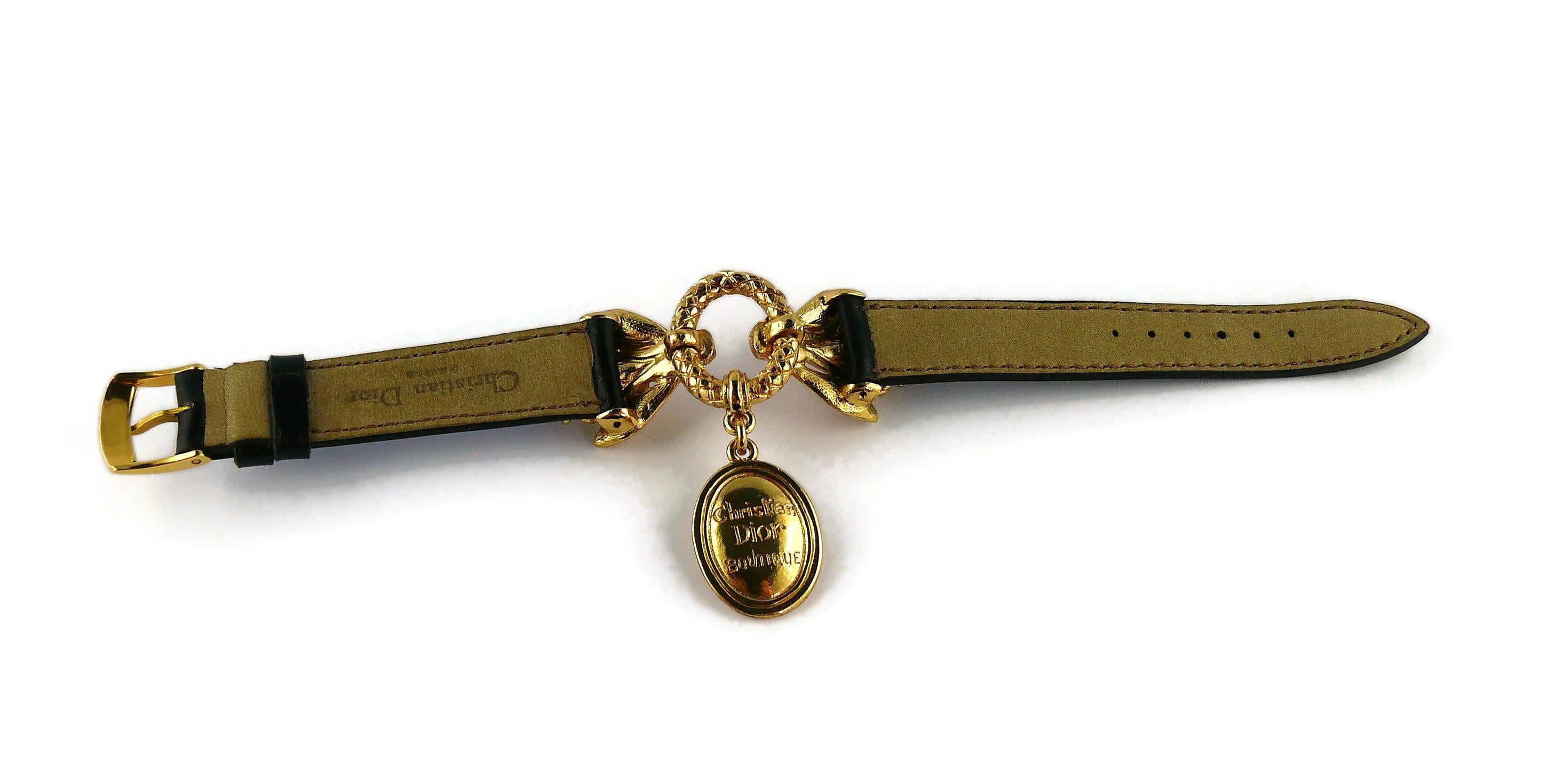 Christian Dior Boutique Vintage Jewelled Bee Bracelet 4