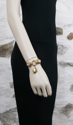 Christian Dior Boutique Vintage Jewelled Bee Bracelet