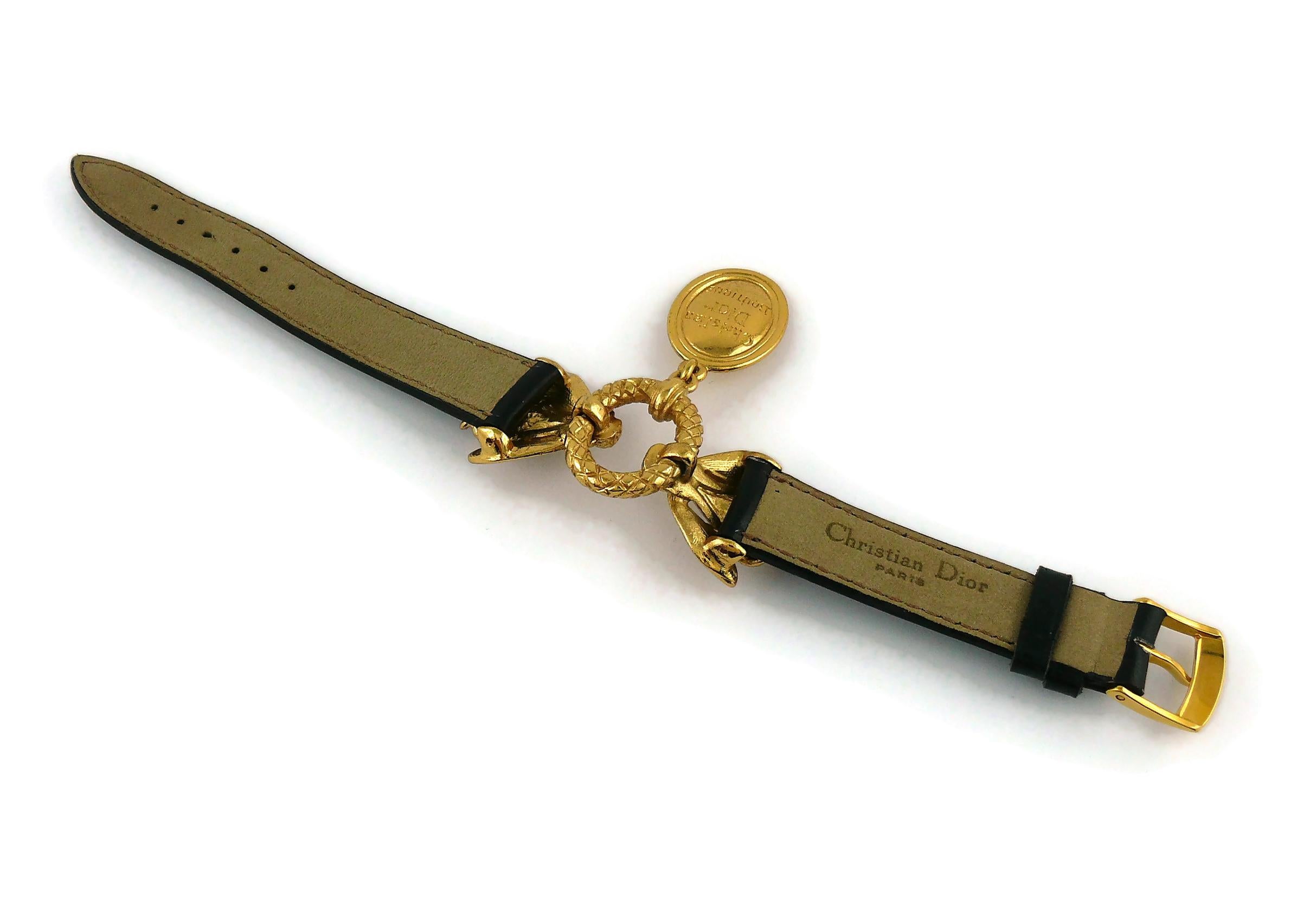 Christian Dior Boutique Vintage Jewelled Bee Bracelet 2