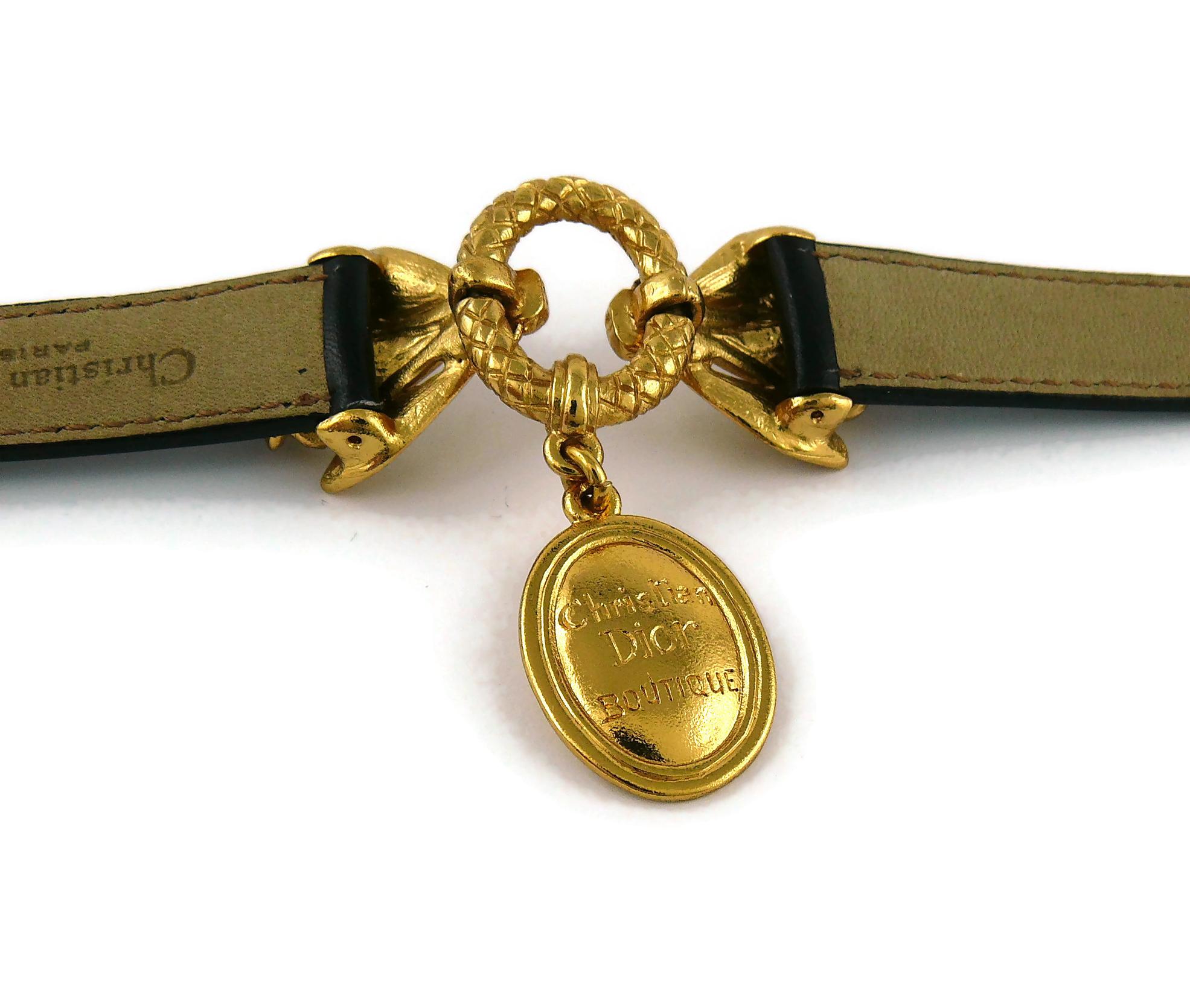 Christian Dior Boutique Vintage Jewelled Bee Bracelet 3
