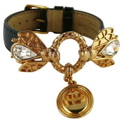 Christian Dior Boutique Vintage Jewelled Bee Bracelet