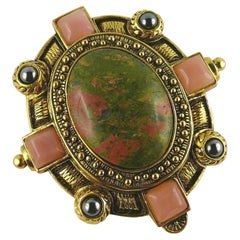 Christian Dior Boutique Broche pendentif grande taille vintage