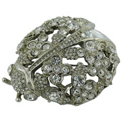 Christian Dior Boutique Vintage Massive Jewelled Ladybug Brooch