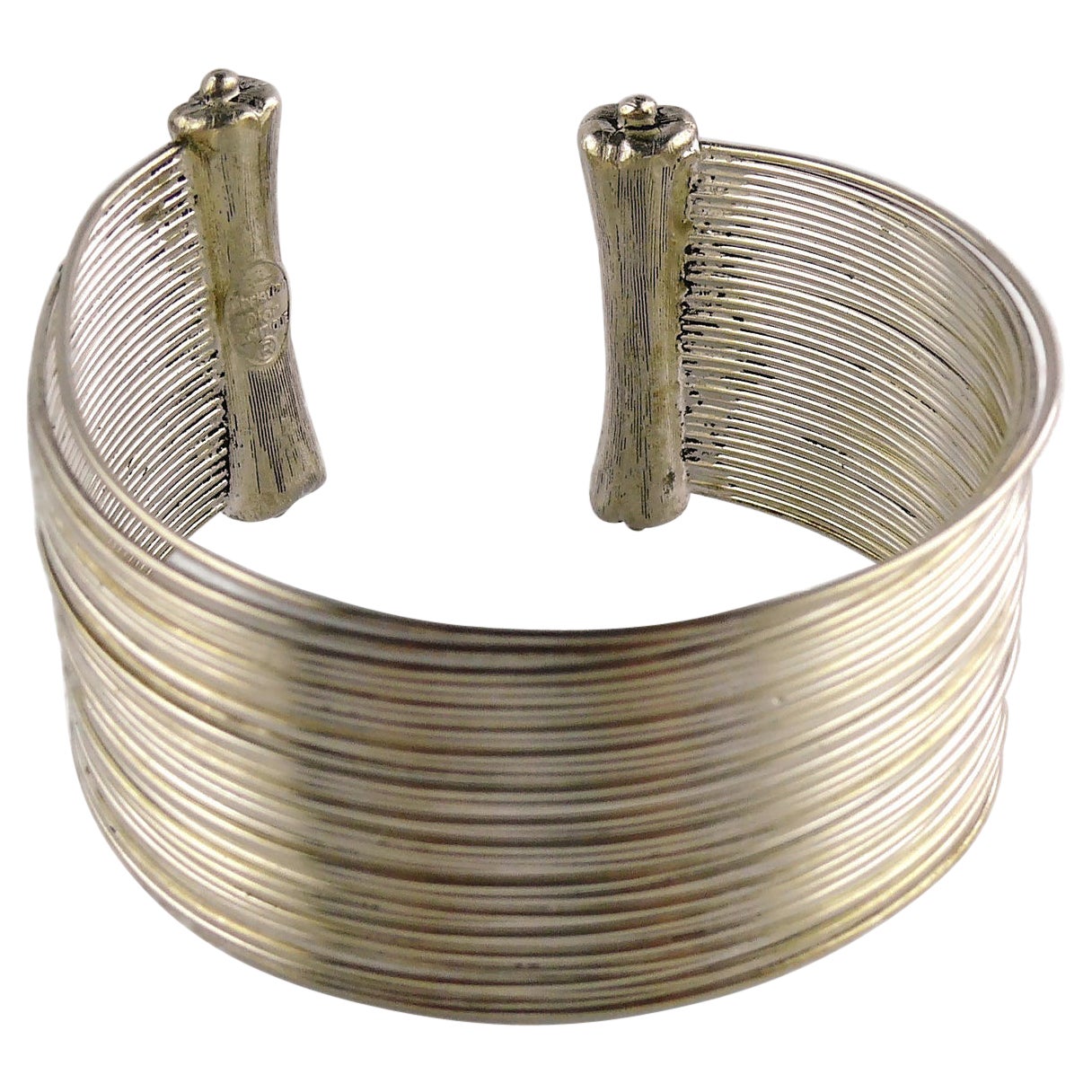 Christian Dior Boutique Vintage Bracciale a filo in argento