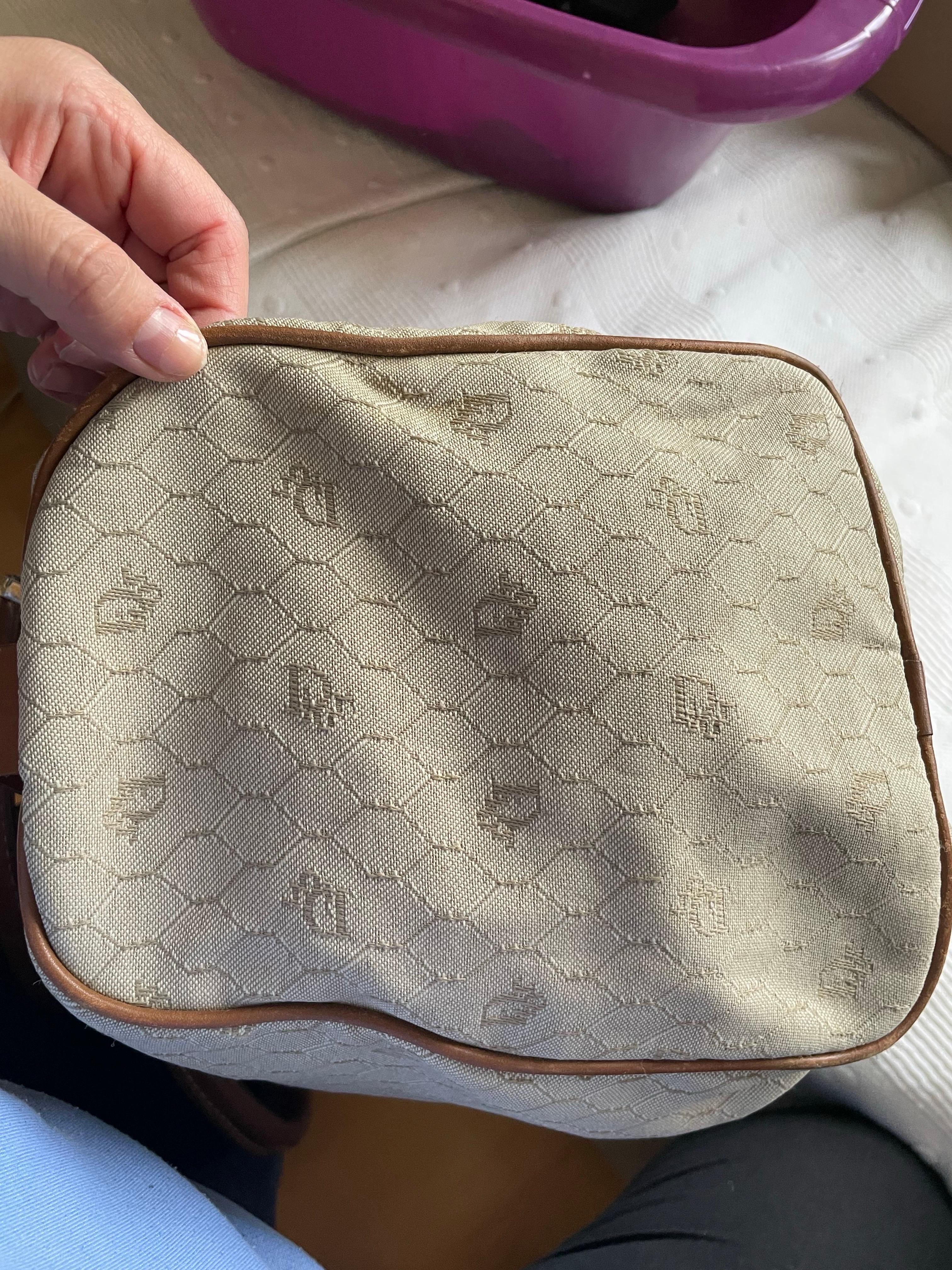 CHRISTIAN DIOR Sac monogramme Bowling en vente 5