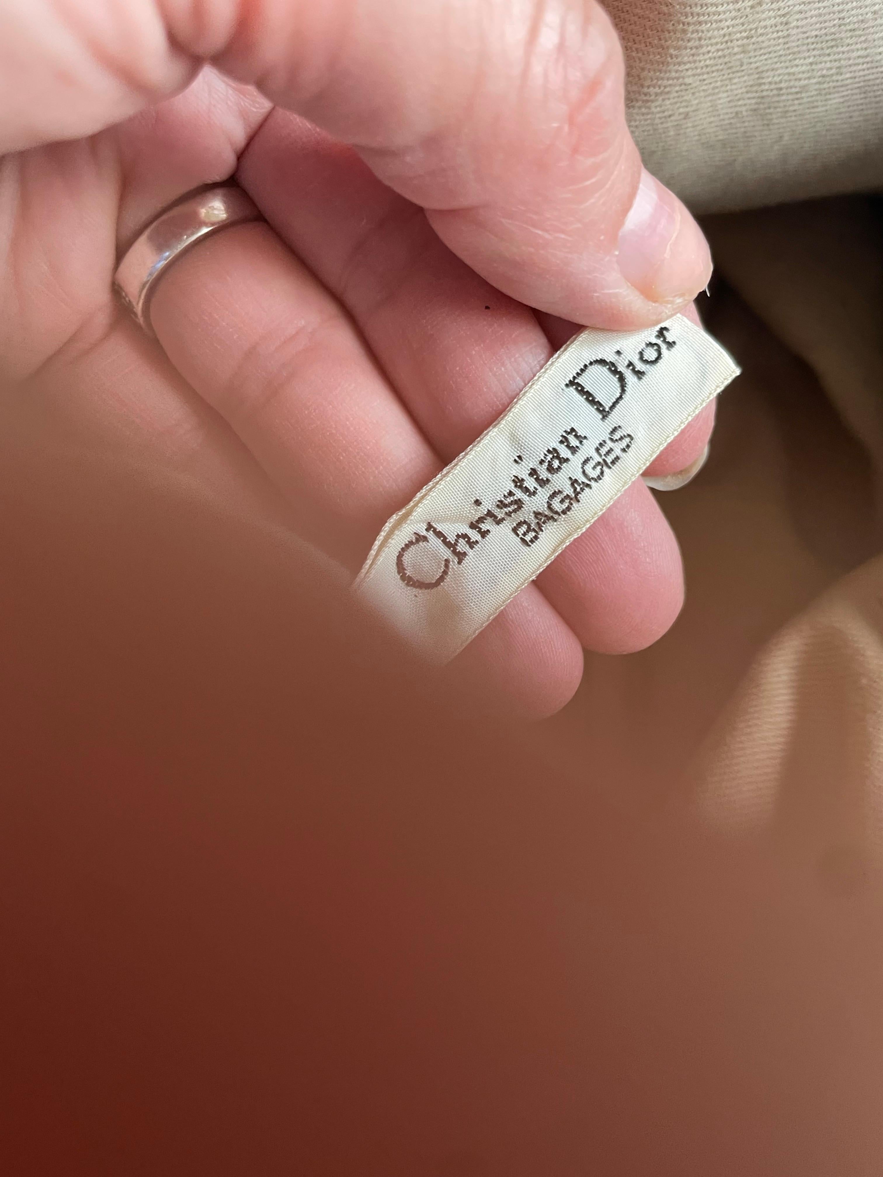 CHRISTIAN DIOR Sac monogramme Bowling en vente 3