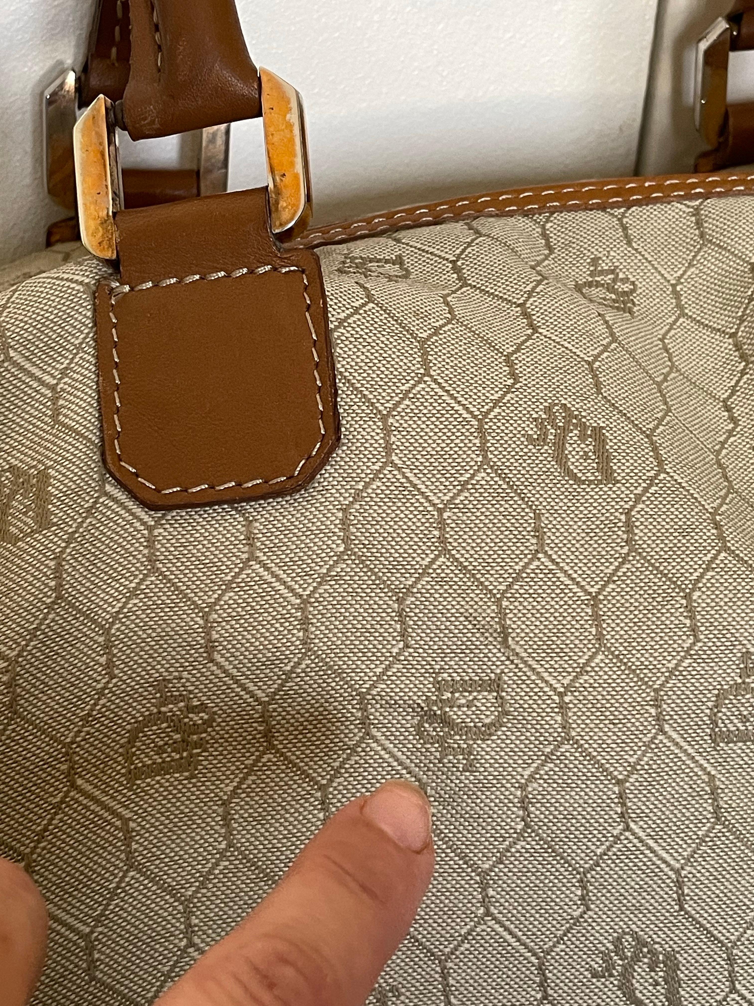 CHRISTIAN DIOR Sac monogramme Bowling en vente 4