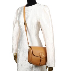 CHRISTIAN DIOR Box Calfskin Medium Bobby Flap