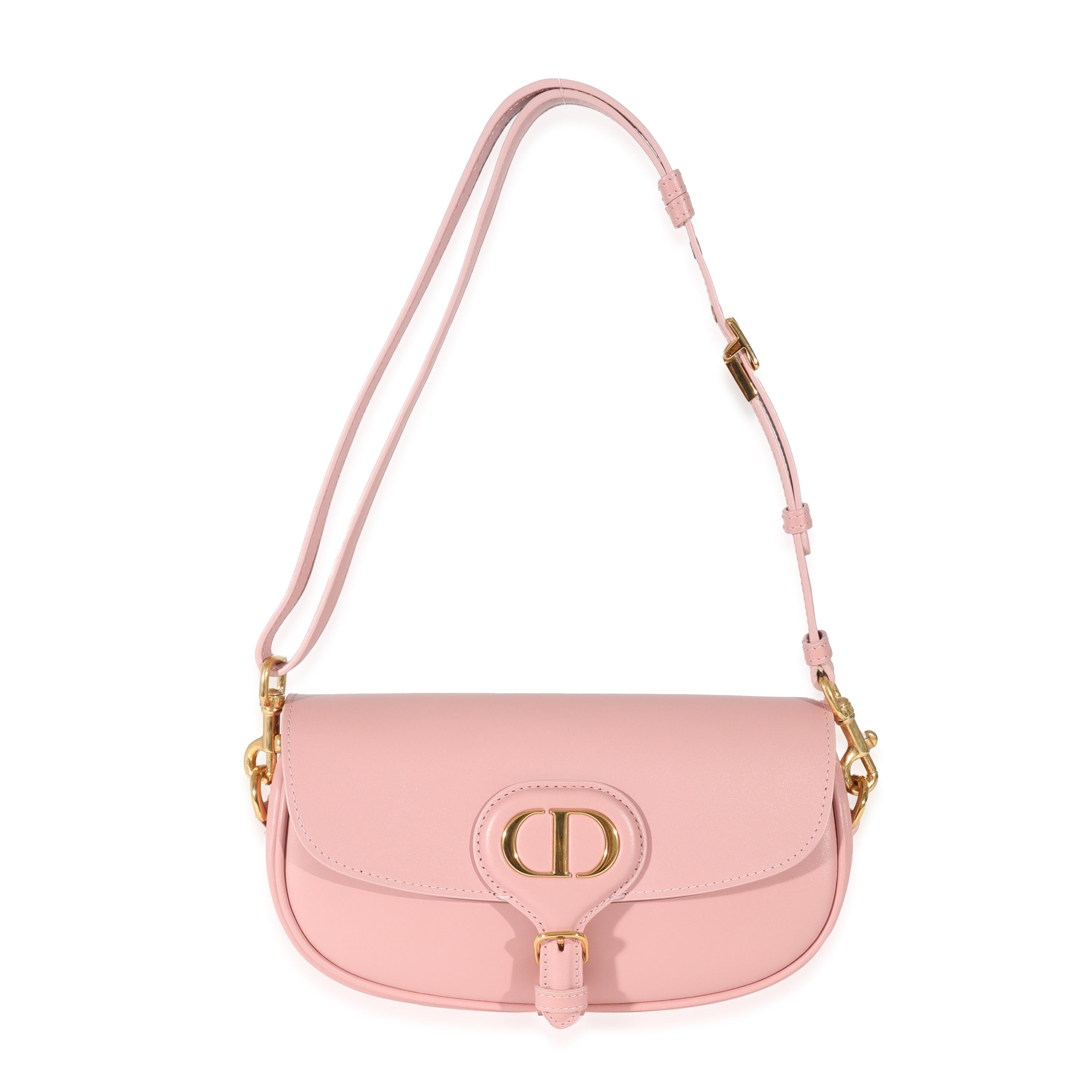 Listing Title: Christian Dior Box Calfskin Rose Des Vents East West Bobby Bag
SKU: 130511
MSRP: 3600.00
Condition: Pre-owned 
Handbag Condition: Excellent
Condition Comments: Excellent Condition. Scratching at hardware. Interior scuffing