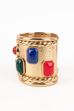 Christian Dior Bracelet with Colorful Cabochons