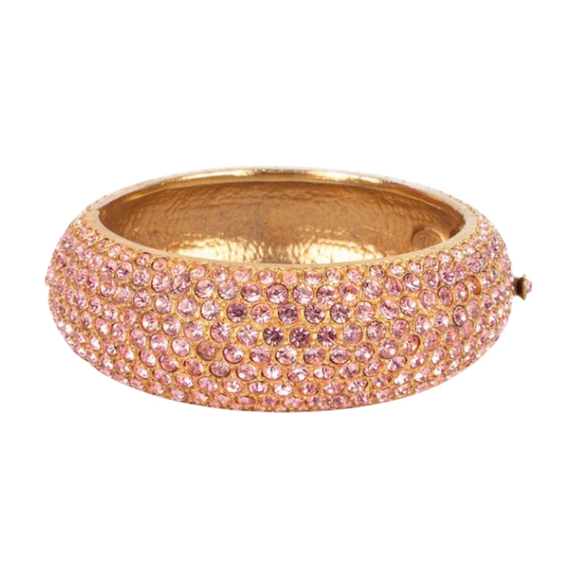Christian Dior Bracelet with Pink Rhinestones