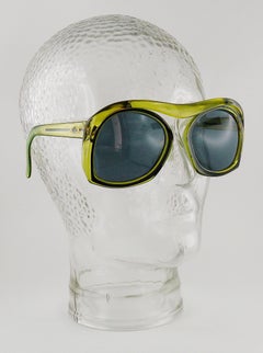 Christian Dior Bridgeless Oversized Space Age Sunglasses Mod. 2043