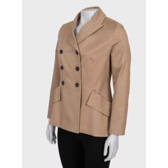 Christian Dior Brown Corduroy Double-Breasted Jacket Sz.40/L
